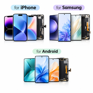 จอแสดงผล LCD สำหรับมือถือ iPhone, Samsung, <span class=keywords><strong>Android</strong></span>, จอ OLED แบบสัมผัสสำหรับเปลี่ยนอะไหล่หน้าจอโทรศัพท์ - Product Image 1