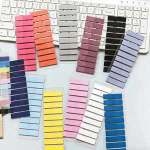 Notas Adhesivas Multicolor de Color Sólido, 12 Estilos Disponibles, 200 Hojas Cada Uno, Aptas para Oficina, Estudio y Notas - Product Image 4