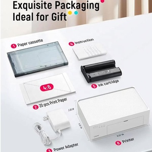 Xách tay mini inkless máy in HD Bluetooth Máy in nhiệt tài liệu ảnh nhãn máy in sai câu trả lời máy - Product Image 3