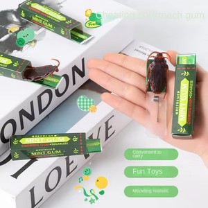Jouet farceur fausse cafard en mini-boîte de chewing-gum, jouet de <span class=keywords><strong>blague</strong></span> en plastique, pour le Poisson d'avril, Halloween, cadeau de fête, tour de farce amusant, OEM - Product Image 6