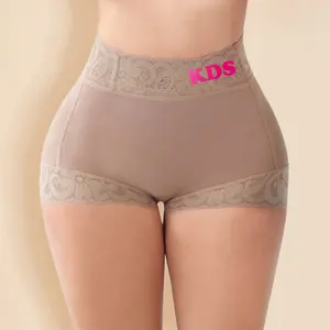 Bragas clásicas de encaje para mujer, bragas alisadoras, bragas con Control de barriga, Fajas Colombianas, Cinturilla Reductora, Reloj De Arena