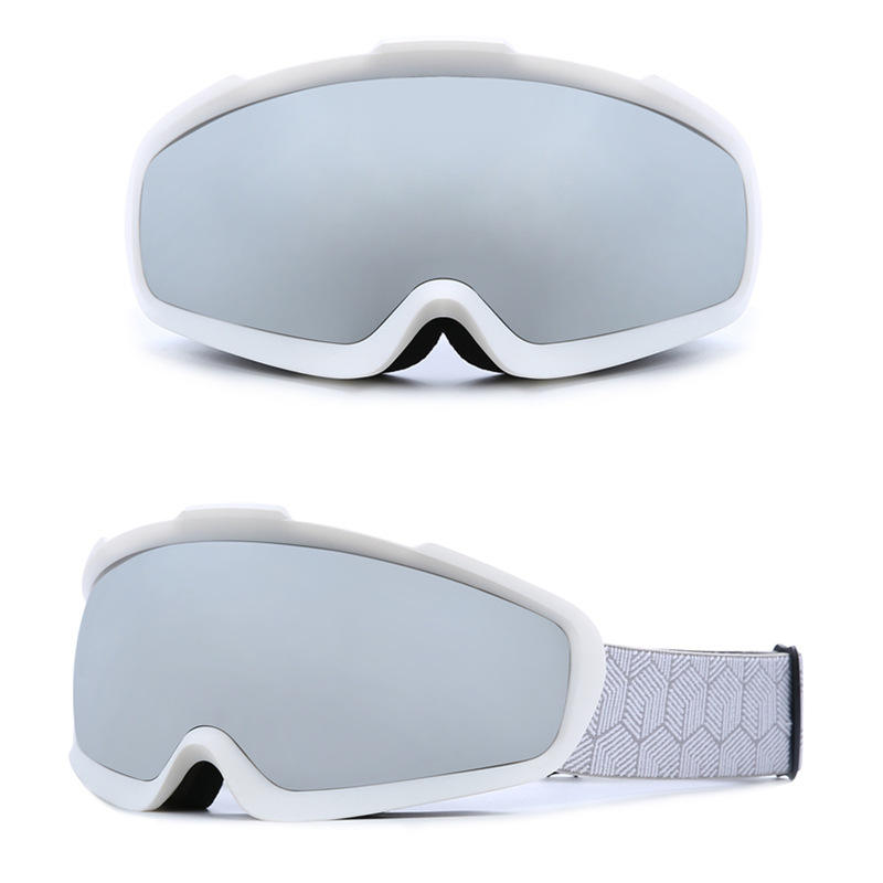 White Frame + Genuine Silver Lenses