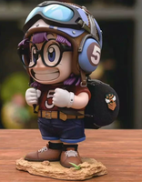 Escultura Arale Explorer, Estilo Anime Dr. Slump, Decoración de Escritorio para Coleccionistas, PU+Resina 17cm, Estatua ZOR GK de Edición Limitada