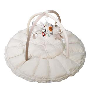 Facile à assembler 5 en 1 épais sol en peluche multifonctionnel bébé jouer activité <span class=keywords><strong>éveil</strong></span> <span class=keywords><strong>tapis</strong></span> 6 jouets suspendus bébé jouer salle de sport - Product Image 2