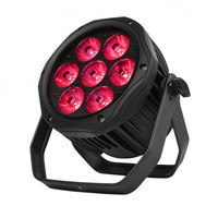 SHEHDS alliage 7x12w RGBW Led Par lumière extérieure éclairage professionnel ensemble pour Disco Dj fête bar étanche Led Par lumières