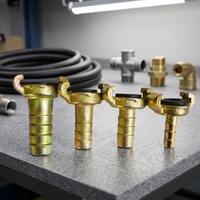 Embouts de raccordement de tuyau d'air européen moulés, basse pression, sans collier, zingués, résistants à la corrosion, vente directe usine