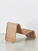 Canapé en osier minimaliste moderne, chaise individuelle en osier, modèle mobile 280, mobilier créatif pour hôtels, maisons d'hôtes, balcons