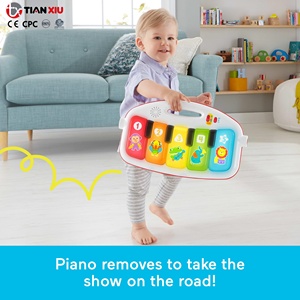 Nouveauté : Tapis d'éveil musical bleu pour bébés avec piano et activités éducatives – Tapis de jeu pour enfants - Product Image 5