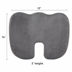 En gros Orthopédique En Mousse À Mémoire de forme Coccyx Confort <span class=keywords><strong>D</strong></span>'assise Coussins De Siège De Voiture Pour Les Personnes De Petite Taille - Product Image 4