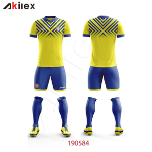 เสื้อฟุตบอลชุดทีมฟุตบอลเสื้อฟุตบอลพิมพ์ลายซับลิเมชันออกแบบได้ตามต้องการ - Product Image 6