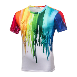 Camisetas Deportivas de Secado Rápido de Alta Calidad para Hombre, Camisetas de Manga Corta con Logotipo Personalizado y Estampado Sublimado, MOQ Bajo - Product Image 1