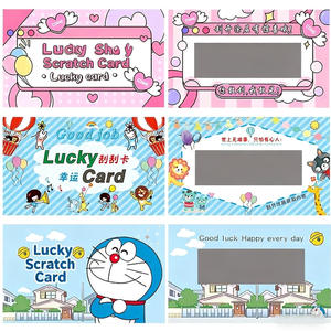 定制刮刮卡赢得100万美元恶作剧中奖彩票刮刮卡彩票游戏 - Product Image 1