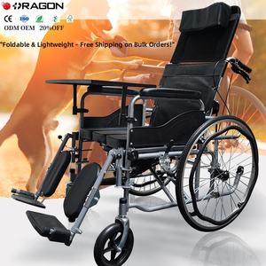 Sedia a Rotelle Manuale Dragon DW-MW2411 in Lega di Alluminio - Design Pieghevole Leggero con Braccioli Reclinabili Certificata <span class=keywords><strong>CE</strong></span> - Product Image 1