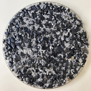 Peinture universelle à base de résine aqueuse, effet pierre concassée colorée, galets lavés, pour murs et sols, application au pinceau à racler - Product Image 3