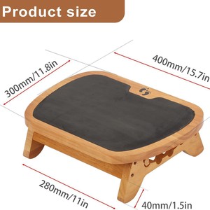 Nouveau produit soulage le gonflement repose-pieds réglable repose-pieds repose-pieds en <span class=keywords><strong>bois</strong></span> sous le bureau <span class=keywords><strong>escabeau</strong></span> pour enfants adultes - Product Image 6