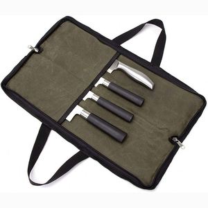 Free sample Portable 10 Slots Chef Knife case with 1 <b>Zipper</b> Pockets,<b>Heavy</b> <b>Duty</b> Knives Roll Bags for Chef Case for Camping - Product Image 2