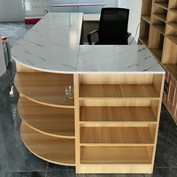 Comptoir de caisse pour magasin de vêtements pour bébés, ordinateur de point de vente, table de caisse, poste de caisse de café