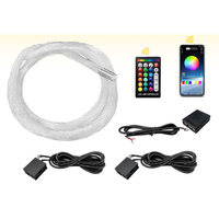 Kit d'éclairage de plafond de voiture Shooting Star 600 pièces DC12V, éclairage de plafond en fibre optique pour van, maison et autres accessoires d'éclairage