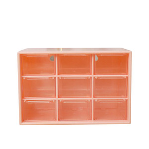 <strong>Mini</strong> Plastic Desk Craft Organizer Storage with Removable 9 <strong>Drawers</strong> for DIY Crafts and Jewelry - Product Image 3