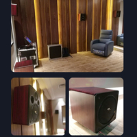 KYYSLB Equipo de Audio 5.1 para Cine en Casa Sala Privada de Villa Karaoke K Song Sala de Estar Amplificador de Audio KTV de Gama Alta y Altavoces