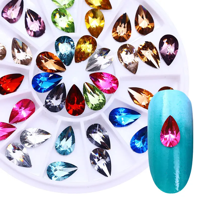 Wholesale Flatback Nail Diamond And Nail Art Rhinestone Nail Crystal Beads