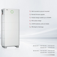 Batería SAJ B2-15HV1 de 15 kWh LiFePO4, 8000 Ciclos, para Almacenamiento de Energía Solar y de Autocaravanas, Montaje en Pared, IP65, Certificación Europea