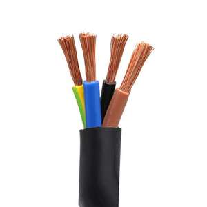 Fil électrique RVV 4*1 300/500V à quatre conducteurs en cuivre toronné, certifié CE, isolé et gainé en PVC pour câblage domestique, économique - Product Image 2