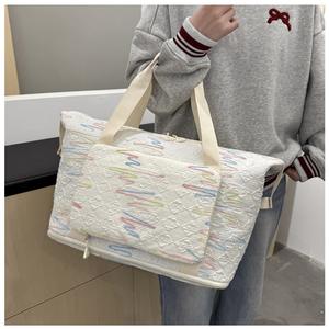 กระเป๋าเดินทาง RUIQUWIN สำหรับทุกเพศ ทนทาน น้ำหนักเบา จุของได้เยอะ พับเก็บได้ แยกส่วนเปียกและแห้ง ขยายได้ มีซิป - Product Image 2