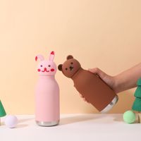 Prix d'usine, vente en gros, gourde isotherme pour enfant de 500 ml, motif de dessin animé mignon, écologique, en acier inoxydable 316, marque personnalisée, en vrac pour garçons