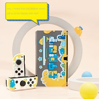 Nouvelle tendance : coque de protection Nintendo OLED, étui rigide en PC givré, coque transparente divisée Space Space, accessoires de jeu