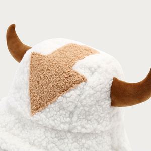 New <b>Creative</b> Horn Autumn Winter Outdoor Bucket Hat Thickened Warm Plush Stylish Character Casual Bucket Hats - Product Image 6