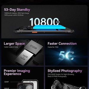 5G Mobile Phone 16+512GB 10800mAh Android 14 NFC OTG <b>Night</b> Vision IP69K Waterproof Smartphone 100MP Main <b>Camera</b> IIIF150 B3 PRO - Product Image 4