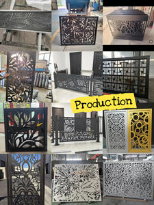 Df Laser Gesneden Decoratief Staal Privacy Paneel Metalen Hekwerk, Opknoping Kamer Scheidingswand Paneel Scherm - Product Image 3