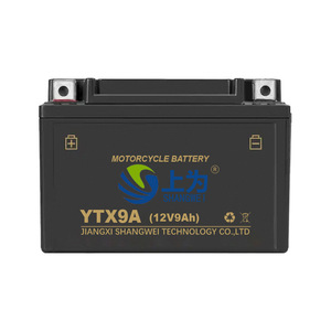 แบตเตอรี่มอเตอร์ไซค์ Shangwei รุ่น YTX9A 12V 9Ah ชนิดตะกั่ว-กรด สำหรับเปลี่ยนในรถมอเตอร์ไซค์ KYMCO Street Bike - Product Image 2