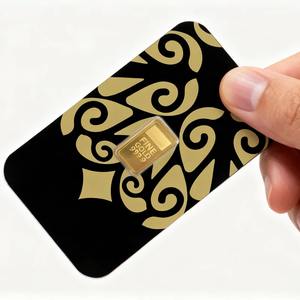 Batangan Emas Berlapis Emas 1g 2g 5g 1oz Kemasan Blister Segel Non-Magnetik Populer - Product Image 3