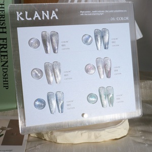 Vernis à ongles gel effet œil de chat Aurora OEM professionnel, sans odeur, en résine, à faire tremper, couleur pastel, magnétique - Product Image 1