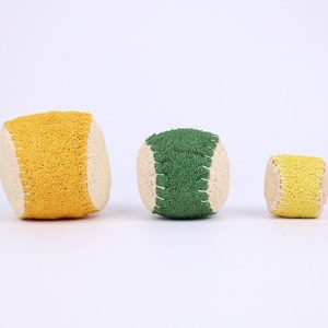 Jouets pour animaux de compagnie en filet de loofah naturel, style moderne, personnalisables en gros, anti-morsure, pour l'entraînement au tennis des chats et des chiens, style dessin animé - Product Image 5