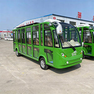 Minibús Eléctrico de 14 Plazas para Turismo, Venta a Bajo Precio en China, Velocidad Máxima de 30 km/h, Certificado CE VIN - Product Image 1