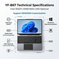 PC portable IA personnalisable OEM 14/15,6 pouces avec options de versions Intel Core i3/i5/i7 pour services OEM/ODM – Un ordinateur portable professionnel