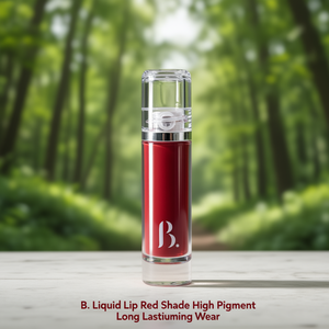 บี. ลิปสติกเนื้อลิควิดสีแดงเม็ดสีเข้มข้นติดทนนาน - Product Image 3