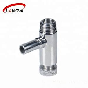 Örnek horoz vana SS316L sıhhi paslanmaz çelik 1/2 "dişli örnekleme vana - Product Image 3