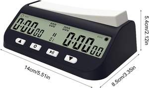 Reloj de Ajedrez Digital Profesional Multifuncional para Juegos de Mesa, Reloj DGT - Product Image 2