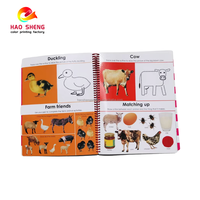 Carnet d'activités éducatives sur le thème personnalisé pour les enfants d'âge préscolaire, autisme, reliure spirale, couverture souple plastifiée, livre offset