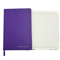 Carnet de notes Journal avec logo imprimé Carnets à couverture rigide en cuir PU avec logo Cahier en cuir A5