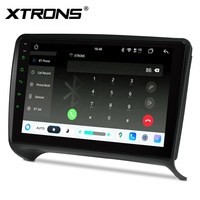 Estéreo para Auto Android de 9 Pulgadas para Audi TT MK2 8J 2006-2012 UNISOC 7865 8+128GB Global 4G AKM 7604 Pantalla QLED Dual BT con Giroscopio CE-XTRONS