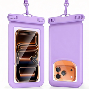 Funda Impermeable para Teléfono Celular con Logotipo Personalizado, Funda Flotante para Teléfono IPX8 de PVC para Deportes Acuáticos - Product Image 1