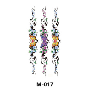 Venta al por mayor de alta calidad impermeable <span class=keywords><strong>mujer</strong></span> chica señora hermosa flor temporal tatuaje pegatina para mano, brazo, <span class=keywords><strong>pierna</strong></span>, cuello, espalda - Product Image 1