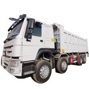 317 हिमाचल प्रदेश 8x4 8*4 18m3 12 पहिया 45 टन दुबई में बिक्री के लिए Howo डंप ट्रक इस्तेमाल किया