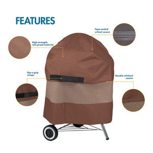 Factory Patio High Quality Garden Heavy Duty Water-Resistant 24 Inch <strong>Kettle</strong> <strong>BBQ</strong> Grill <strong>Cover</strong> - Product Image 3