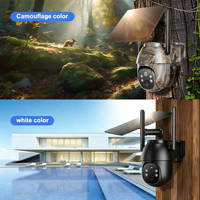 Caméra Ampoule AVStart TZ5-SG335 3MP CMOS Panoramique/Inclinable Détection de Mouvement Vision Nocturne Couleur Sirène Intégrée Étanchéité IP66 SD